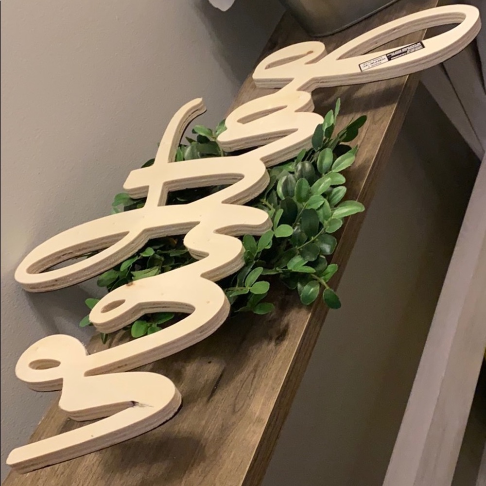 HP! đ Farmhouse Decor Gather Wood Sign - Picture 6 of 7